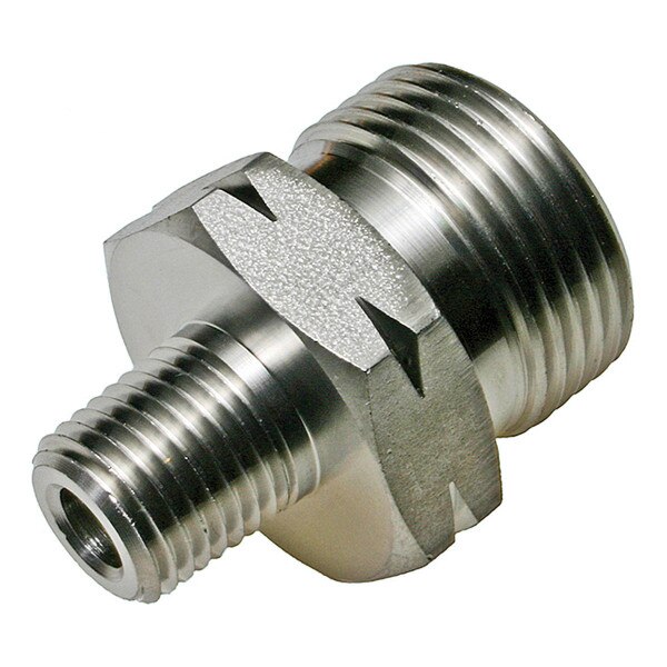 CGA 677 X 1/4 MNPT Stainless Steel Adapter 6000 PSI